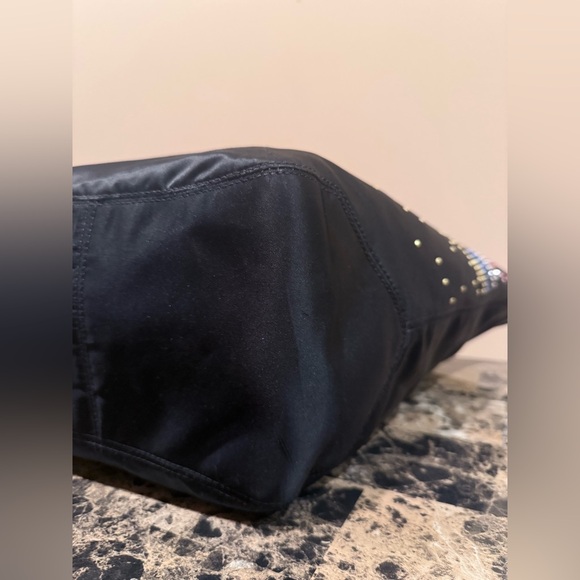 Coach Holiday Poppy Tote with Multicolor Bling Rivets LIMITED EDITION - Picture 8 of 16